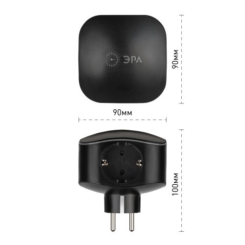 Тройник 3гнезда 220V + 2xUSB 2100mA , c заземлением, со шторками (черный) SP-3e-USB-BLACK | код Б0046364 | ЭРА Тройник 3гнезда 220V + 2xUSB 2100mA , c заземлением, со шторками (черный) SP-3e-USB-BLACK | код Б0046364 | ЭРА