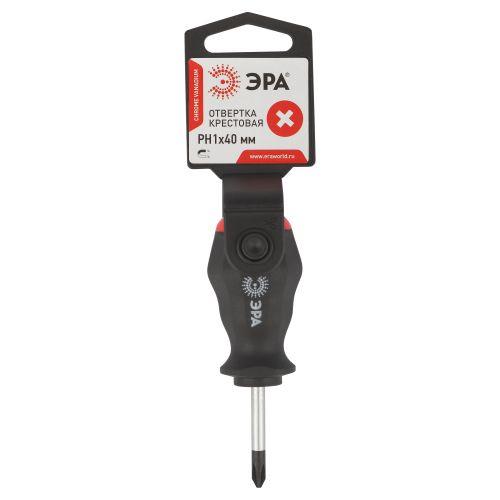 Отвертка PH 1х40 мм крестовая двухкомпонентная рукоятка | код Б0055839 | ЭРА фото 2 Отвертка PH 1х40 мм крестовая двухкомпонентная рукоятка | код Б0055839 | ЭРА фото 2