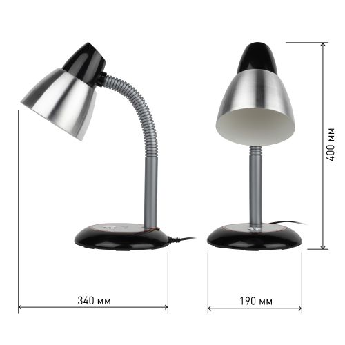 Светильник настольный черный N-115-E27-40W-BK ЭРА | код C0044884 | ЭРА фото 4 Светильник настольный черный N-115-E27-40W-BK ЭРА | код C0044884 | ЭРА фото 4