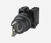TS2510-2AC60-S11 Переключатель TS2 с ключом, 2-позиц.,фиксируемый, мгновен.нажатие, 1НО+1НЗ, черн., шт | код TS2510-2AC60-S11 | SUPU