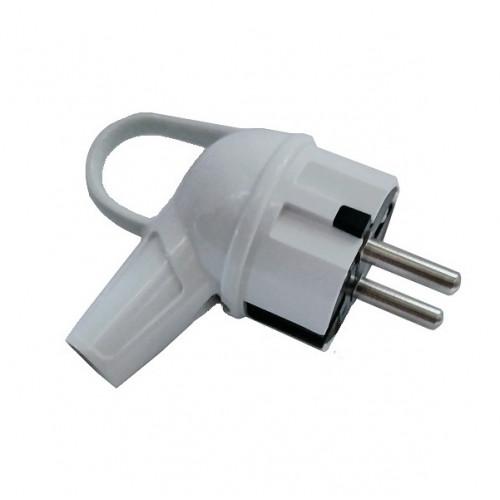 ВИЛКА С КОЛЬЦОМ С ЗАЗЕМЛЕНИЕМ БЕЛАЯ | код 10037 | Makel ВИЛКА С КОЛЬЦОМ С ЗАЗЕМЛЕНИЕМ БЕЛАЯ | код 10037 | Makel