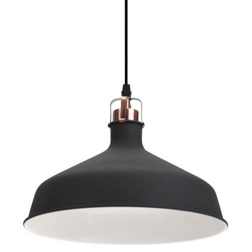 Светильник подвесной декоративный PL2 BK/RC E27 max 60W, d300 мм, шагрень черный/медь | код Б0037413 | ЭРА фото 7 Светильник подвесной декоративный PL2 BK/RC E27 max 60W, d300 мм, шагрень черный/медь | код Б0037413 | ЭРА фото 7