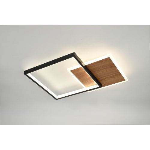 Светильник светодиодный Ferre CLL-1-60-RC BK+Wood 60Вт 3000К-6000К 450х350х60 с пультом ДУ черн./дерево Эра Б0069758 Светильник светодиодный Ferre CLL-1-60-RC BK+Wood 60Вт 3000К-6000К 450х350х60 с пультом ДУ черн./дерево Эра Б0069758