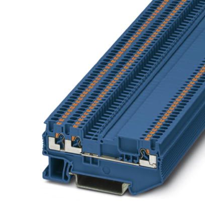 Проходные клеммы PT 1,5/S-TWIN-MTD BU | код 3210319 | PHOENIX CONTACT