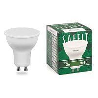 Лампа светодиодная, 13W 230V GU10 4000K MR16, SBMR1613 | код 55216 | SAFFIT