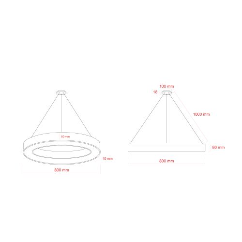 Светильник LED Geometria Ring SPO-134-B-40K-056 56Вт 4000К 4200Лм IP40 800х80 черный подвесной драйвер внутри | код Б0058905 | ЭРА фото 3 Светильник LED Geometria Ring SPO-134-B-40K-056 56Вт 4000К 4200Лм IP40 800х80 черный подвесной драйвер внутри | код Б0058905 | ЭРА фото 3