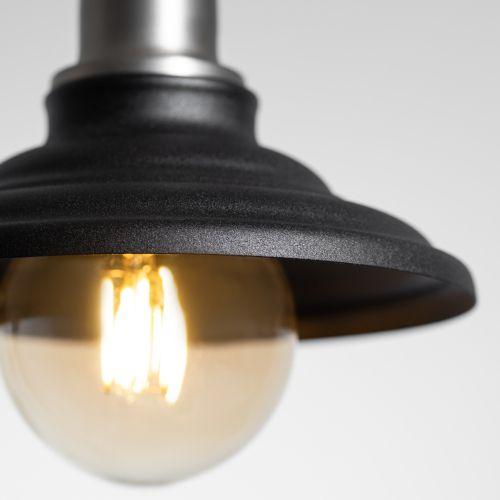 Светильник PL4 BK/BN Подвес металл, E27, max 60W, d203 мм, шагрень черный/темный никель | код Б0037439 | ЭРА фото 9 Светильник PL4 BK/BN Подвес металл, E27, max 60W, d203 мм, шагрень черный/темный никель | код Б0037439 | ЭРА фото 9