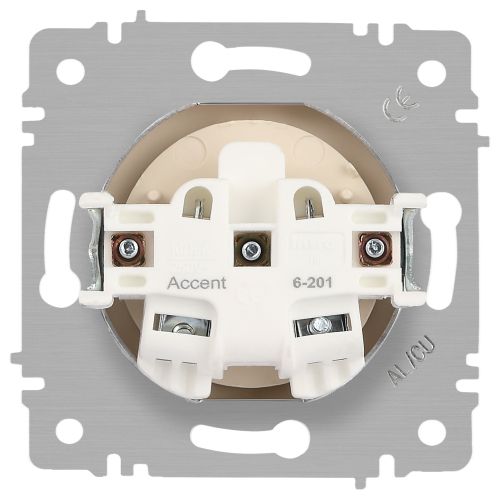 Розетка Intro Accent 6-201-04 2P, 16А-250В, IP20, СУ, шампань | код Б0063663 | ЭРА фото 4 Розетка Intro Accent 6-201-04 2P, 16А-250В, IP20, СУ, шампань | код Б0063663 | ЭРА фото 4