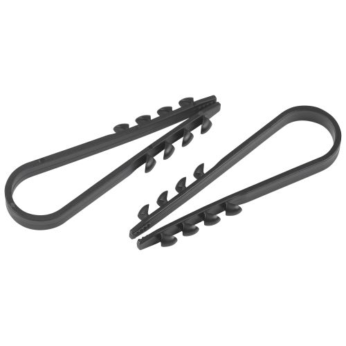 Дюбель-хомут для круглого кабеля 5-10 мм чёрный (10 штук) NO-224-559 | код Б0066283 | ЭРА Дюбель-хомут для круглого кабеля 5-10 мм чёрный (10 штук) NO-224-559 | код Б0066283 | ЭРА