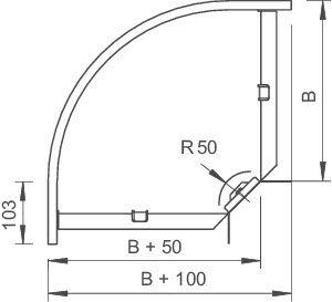 Угловая секция 90 град. 60x150 | код 6043208 | OBO Bettermann фото 2 Угловая секция 90 град. 60x150 | код 6043208 | OBO Bettermann фото 2