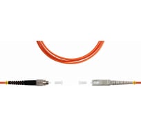 Патч-корд оптический LANMASTER, LSZH, симплексный, SC/PC-FC/PC, MM 50/125, 2.0 м | код LAN-SC-FC/OM2-2.0 | LANMASTER