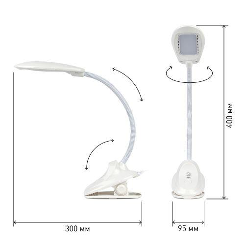 Светодиодный Светильник настольный NLED-478-8W-W белый | код Б0041084 | ЭРА фото 5 Светодиодный Светильник настольный NLED-478-8W-W белый | код Б0041084 | ЭРА фото 5