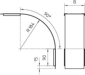 Крышка внешнего вертикального угла 90 град. 150мм | код 7131634 | OBO Bettermann фото 2 Крышка внешнего вертикального угла 90 град. 150мм | код 7131634 | OBO Bettermann фото 2