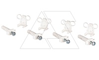 Зажим рамы для стальных дверей (F), 3D-KLV | код 178940 | EATON