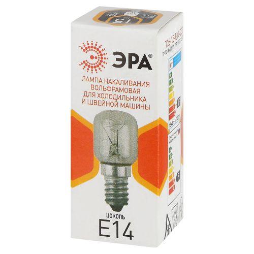 Лампа накаливания T26 15Вт E14/E14 230В для холодильника и швейной машины Эра Б0066403 фото 2 Лампа накаливания T26 15Вт E14/E14 230В для холодильника и швейной машины Эра Б0066403 фото 2