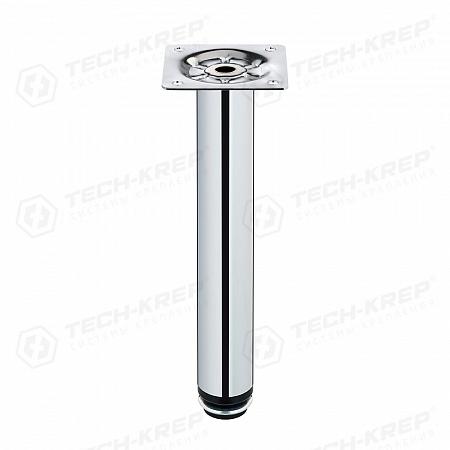 Ножка металл.круглая, регулир. с винтом, D30х200мм, хром - накл. Tech-Krep | код 127485 | Tech-KREP Ножка металл.круглая, регулир. с винтом, D30х200мм, хром - накл. Tech-Krep | код 127485 | Tech-KREP