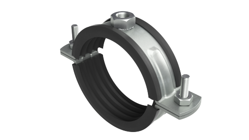 Хомут для высоких нагрузок с изоляцией с гайкой М12 для труб d 3/4 | код BHH21034 | DKC Хомут для высоких нагрузок с изоляцией с гайкой М12 для труб d 3/4 | код BHH21034 | DKC