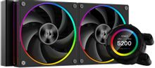 Система водяного охлаждения ID-Cooling SL240 Soc-AM5/AM4/1151/1200/2066/1700 4-pin 14-30dB Al+Cu 300W LED Ret | код 1978999 | ID-COOLING