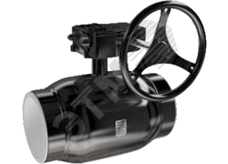 Кран шаровой под приварку полнопроходной под редуктор/электропривод DN 100 PN 25 Ст.20 | код КШ.П.П.Р.100.25-01 | ALSO