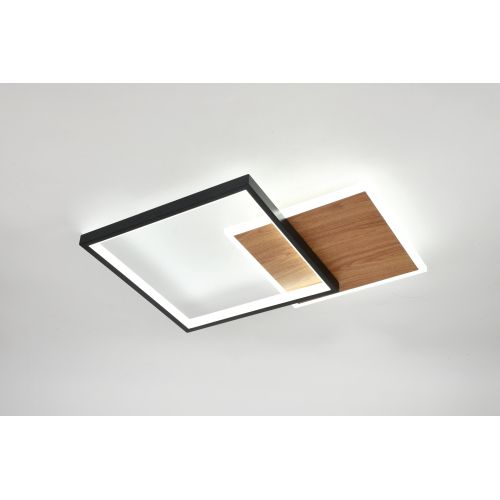 Светильник светодиодный Ferre CLL-1-60-RC BK+Wood 60Вт 3000К-6000К 450х350х60 с пультом ДУ черн./дерево Эра Б0069758 фото 4 Светильник светодиодный Ferre CLL-1-60-RC BK+Wood 60Вт 3000К-6000К 450х350х60 с пультом ДУ черн./дерево Эра Б0069758 фото 4