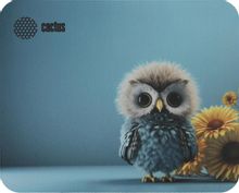 Коврик для мыши Cactus Owl blue 220x180x2мм (CS-MP-P07XS) | код 2011220 | CACTUS