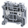 Клемма проходная CY10BU /10x50mm, винтовая, 2 присоед., 10mm2, 57A, 1000V, синяя | код CY10BU | Connectwell