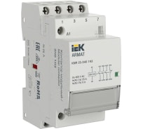 ARMAT Контактор модульный KMR 25А 230В AC 3НО 1НЗ IEK | код AR-KMR10-025-31-230 | IEK