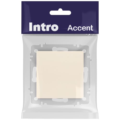 Кнопка Intro Accent 6-109-02 , 10А-250В, IP20, СУ, слоновая кость | код Б0063606 | ЭРА фото 2 Кнопка Intro Accent 6-109-02 , 10А-250В, IP20, СУ, слоновая кость | код Б0063606 | ЭРА фото 2