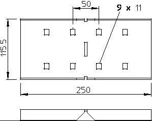 Угловой соединитель 110x250 | код 6091377 | OBO Bettermann фото 2 Угловой соединитель 110x250 | код 6091377 | OBO Bettermann фото 2
