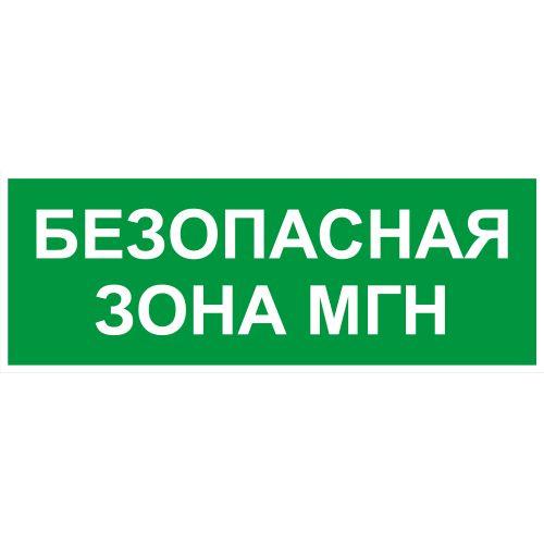 Пиктограмма INFO-SSA-124 350х130мм Безопасная зона МГН SSA-101/DPA-301 | код Б0064724 | ЭРА