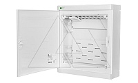 Щит встраив. ELEGANT мультимед, патч-панель, 1xSCHUKO, 1xМП, белая пласт. дверь, белый RAL9003, 310x350x104mm, IP40 | код 2435-20S | Elektro-plast Nasielsk