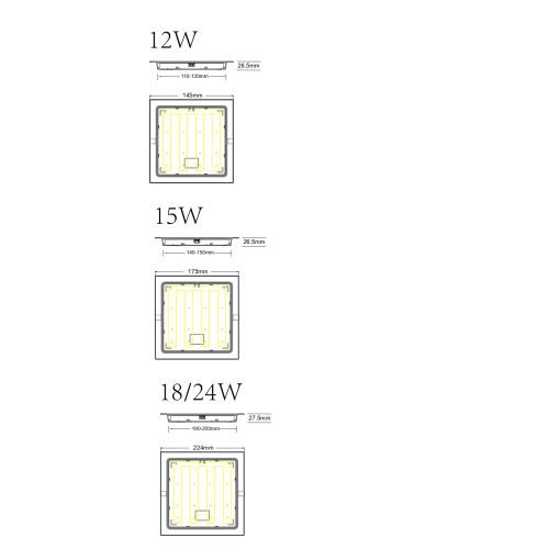 Светильник светодиодный встраиваемый LED 18-24-4K квадратный 24Вт 4000К | код Б0057429 | ЭРА фото 3 Светильник светодиодный встраиваемый LED 18-24-4K квадратный 24Вт 4000К | код Б0057429 | ЭРА фото 3