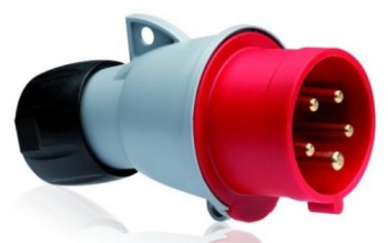 Вилка кабельная 32A 3P+E IP44 переносная 415В ICAT | код 332-P6 | ABB