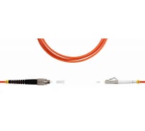 Патч-корд оптический LANMASTER, LSZH, симплексный, LC/PC-FC/PC, MM 50/125, 3.0 м | код LAN-LC-FC/OM2-3.0 | LANMASTER