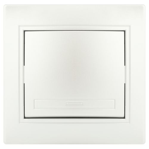 Переключатель Intro Plano 1-108-06 промежуточный, 10А-250В, IP20, СУ, перламутр | код Б0053825 | ЭРА