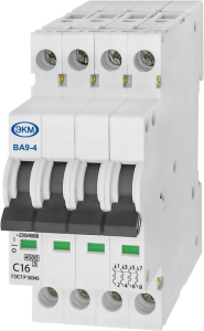 Автоматический выключатель, ультратонкий, серии ВА-9, ВА-9-4 В20 4,5кА, 4P 20 А, тип В, 4.5 кА, автомат шириной 36 мм (1 шт.) МЕАНДР | код 4680019910789 | МЕАНДР Автоматический выключатель, ультратонкий, серии ВА-9, ВА-9-4 В20 4,5кА, 4P 20 А, тип В, 4.5 кА, автомат шириной 36 мм (1 шт.) МЕАНДР | код 4680019910789 | МЕАНДР