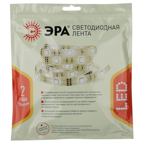 Лента светодиодная LS5050-14,4-60-24-65-2700К-5м (50/800) | код Б0043116 | ЭРА