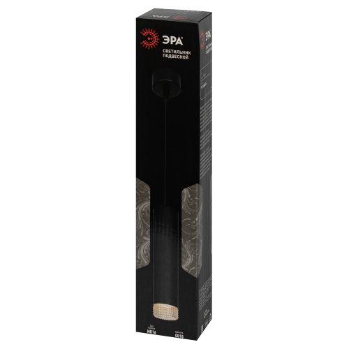 Светильник подвесной (подвес) PL18 BK/CL MR16 GU10 потолочный цилиндр черный, прозрачный | код Б0058483 | ЭРА Светильник подвесной (подвес) PL18 BK/CL MR16 GU10 потолочный цилиндр черный, прозрачный | код Б0058483 | ЭРА