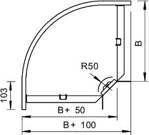 Угловая секция 90 град. 35x100 | код 6043119 | OBO Bettermann фото 2 Угловая секция 90 град. 35x100 | код 6043119 | OBO Bettermann фото 2