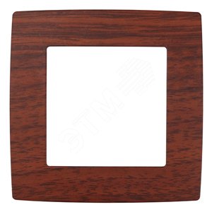 Рамка на 1 пост, Эра12, вишня, 12-5001-08 | код Б0014748 | ЭРА