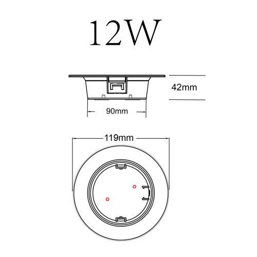 Светильник светодиодный встраиваемый LED 21-12-6K круглый 12Вт 6500К ЭРА | код Б0062142 | ЭРА фото 2 Светильник светодиодный встраиваемый LED 21-12-6K круглый 12Вт 6500К ЭРА | код Б0062142 | ЭРА фото 2