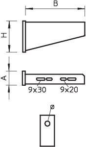 Кронштейн 610мм горячий цинк | код 6417833 | OBO Bettermann Кронштейн 610мм горячий цинк | код 6417833 | OBO Bettermann