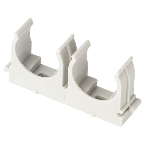 Крепеж клипса для труб CLIP-25-G-MP прямой монтаж d 25мм серый 50 шт | код Б0062105 | ЭРА Крепеж клипса для труб CLIP-25-G-MP прямой монтаж d 25мм серый 50 шт | код Б0062105 | ЭРА