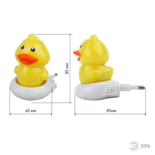 Ночник NN-609-SW-Y желтый (12/240/960) | код Б0019101 | ЭРА фото 2 Ночник NN-609-SW-Y желтый (12/240/960) | код Б0019101 | ЭРА фото 2