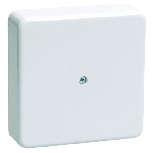 Коробка распаячная 75х75х20 (без клеммы) белая IP40 (100/3000) | код Б0031164 | ЭРА