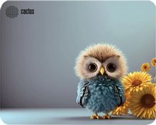 Коврик для мыши Cactus Owl gray 300x250x3мм (CS-MP-D12M) | код 2011224 | CACTUS