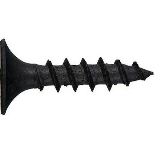 Саморез гипсокартон/дерево 3.5х41 черный | код screw-GD-41-sht | Крепдил (упак.9000 шт.)