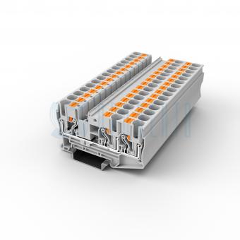 Клемма push-in проходная 3 контакта 6 мм2, серая | код TPI6TW | ПРОВЕНТО Клемма push-in проходная 3 контакта 6 мм2, серая | код TPI6TW | ПРОВЕНТО