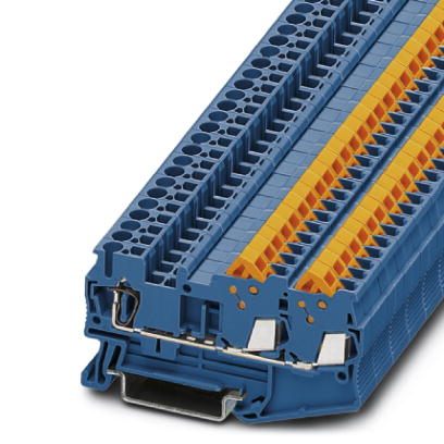 Проходные клеммы QTCS 1,5-TWIN BU | код 3206351 | PHOENIX CONTACT