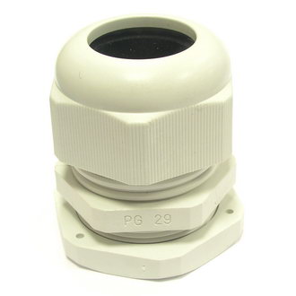 Кабельный ввод RUICHI PG29 (18-25) Серый, полиамид | код 58491 | Ruichi Кабельный ввод RUICHI PG29 (18-25) Серый, полиамид | код 58491 | Ruichi